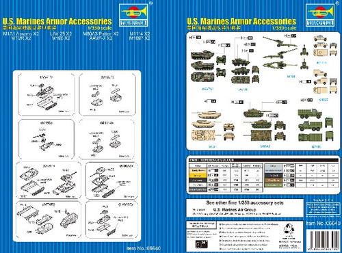1/350 US Marines Armor Accessories Set