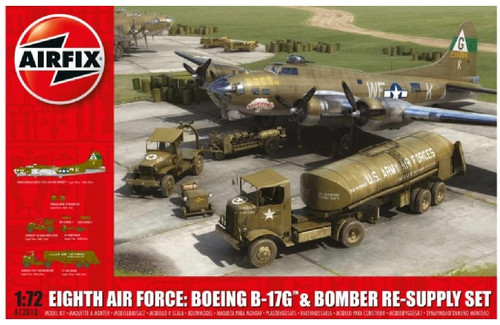 ARX-12010  1/72 WWII USAAF 8th Air Force: B17G Aircraft & Bomber Re-Supply Set