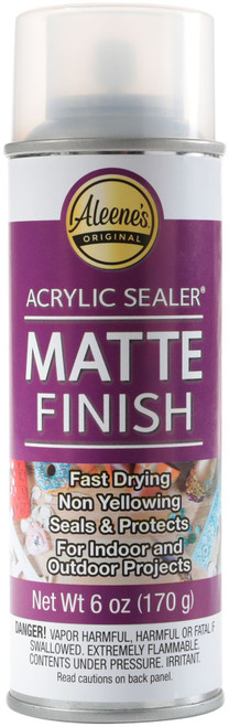 PARCEL!  264-13 Aleene's Acrylic Sealer Aerosol Spray 6oz-Matte