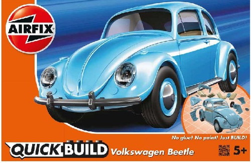 ARX-J6015  Quick Build Classic VW Beetle Car (Snap)