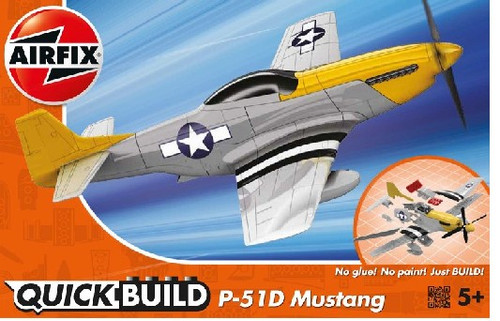 ARX-J6016  Quick Build Mustang P51D Aircraft (Snap)