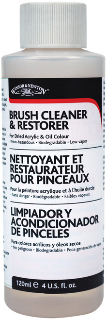 3230895 Winsor & Newton Brush Cleaner & Restorer-4oz