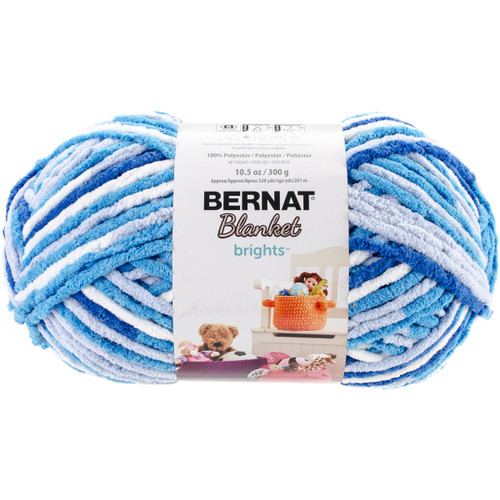 Bernat Blanket Brights Big Ball Yarn (Royal Blue)
