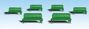A1879 Park Benches HO