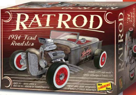 LND-122  1/25 1934 Ford Roadster Rat Rod