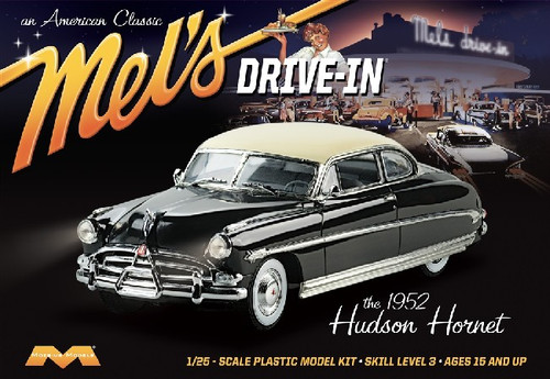 MOE-1216  1/25 1952 Hudson Hornet Car Mel's Drive-In