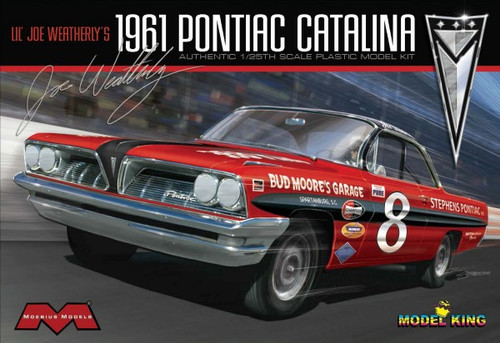MOE-1221  1/25 Lil Joe Weatherly's 1961 Pontiac Catalina Stock Race Car (Ltd Prod)