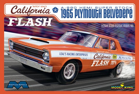 MOE-1222  1/25 Butch Leal's California Flash 1965 Plymouth Belvedere A990 Hemi S