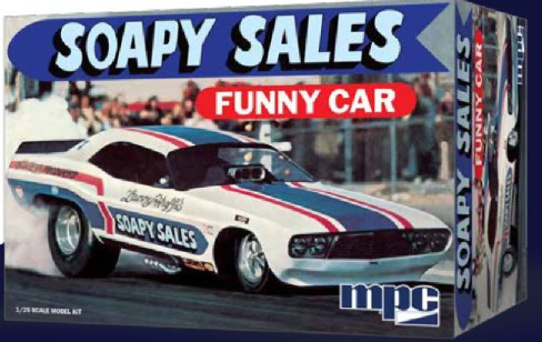 MPC-831  1/25 Dodge Challenger Soapy Sales Funny Car