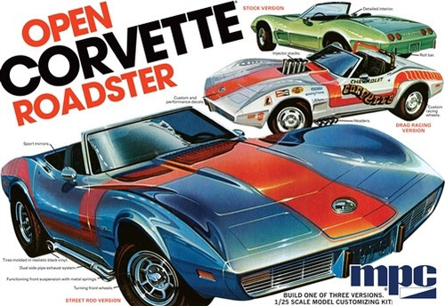 MPC-842  1/25 1975 Chevy Corvette Convertible Roadster