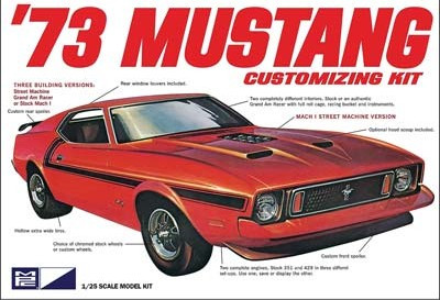 MPC-846  1/25 1973 Ford Mustang Customizing Car