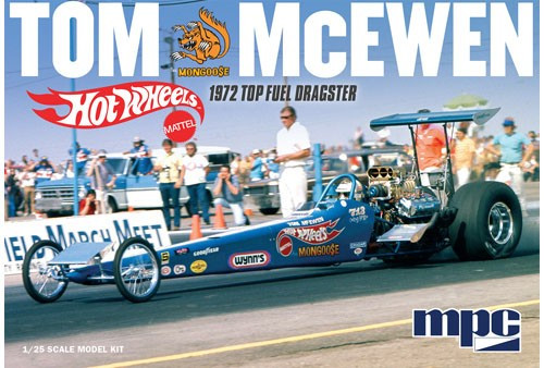 MPC-855  1/24 Tom Mongoose McEwen 1972 Top Fuel Rear Engine Dragster