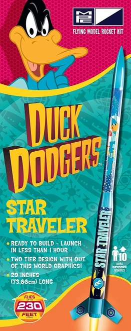 MPC007  Looney Tunes-Duck Dodgers' Star Traveler Rocket Kit