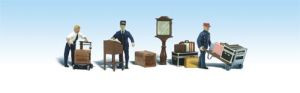 A1909 Depot Workers & Accessories HO