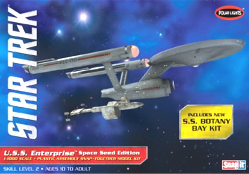 PLL-908  1/1000 Star Trek USS Enterprise Space Seed Edition & SS Botany Bay (Sna