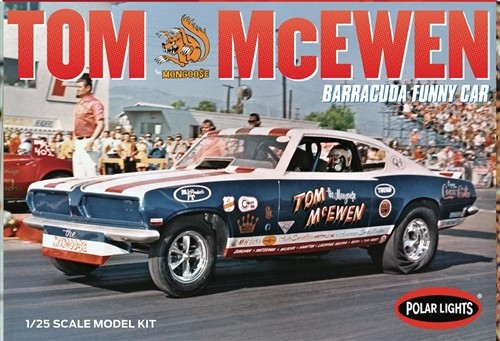 PLL-953  1/25 Tom Mongoose McEwen 1969 Barracuda Funny Car