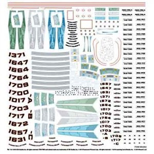 PLL-MKA2  1/1000 Star Trek Starship Supplemental Decal Set