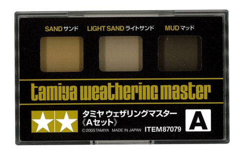 87079 Weathering Pastel Set A (Sand/Lt Sand/Mud)