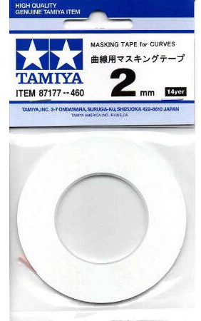 87177 Masking Tape for Curves 2mm