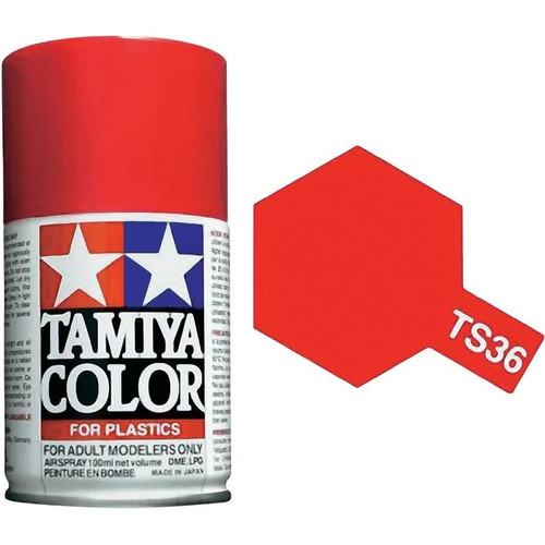 85036 Spray Lacquer TS36 Flourescent Red 3 oz