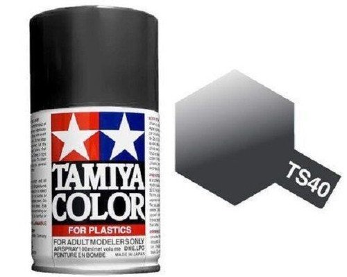 85040 Spray Lacquer TS40 Metallic Black 3 oz