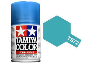 Parcel Post ONLY 85072 Spray Lacquer TS72 Spray Clear Blue 3 oz