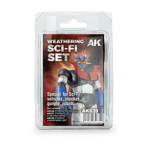 AK Interactive Sci-Fi Weathering Set