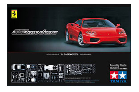 1/24 Ferrari 360 Modena Sports Car (Molded in Red)