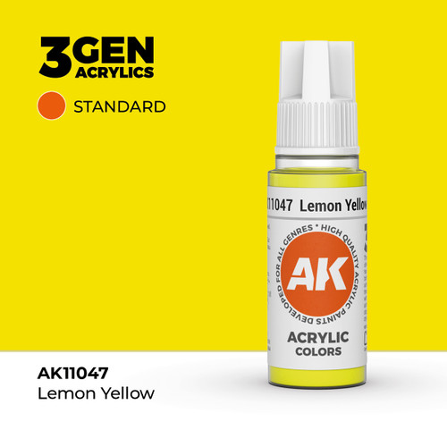 AK Interactive 3G Acrylic Lemon Yellow 17ml