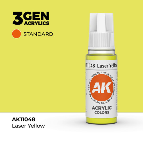AK Interactive 3G Acrylic Laser Yellow 17ml