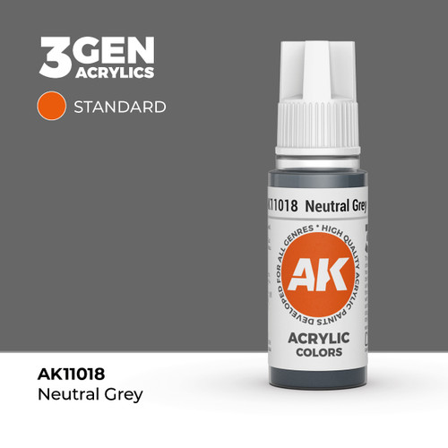 AK Interactive 3G Acrylic Neutral Grey 17ml