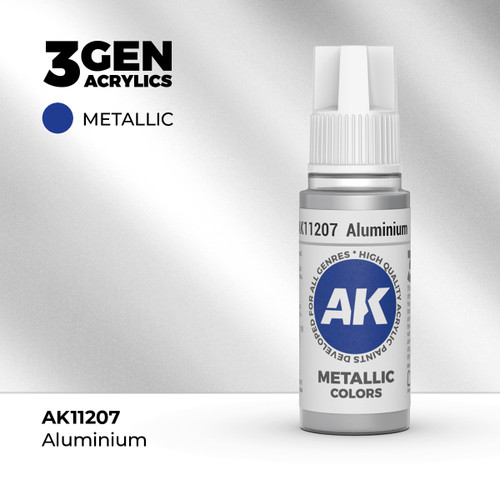AK Interactive 3G Acrylic Aluminium 17ml