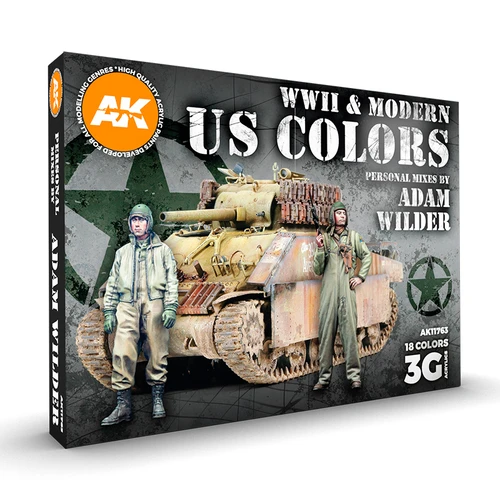 AK Interactive Adam Wilder Signature Set 18 Colors