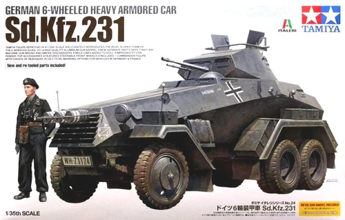 1/35 German SdKfz 231 6-Wheeled Heavy Armored Car