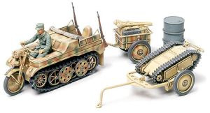 KETTENKRAFTRAD W/ INFANTRY CART AND DEMO VEHICLE