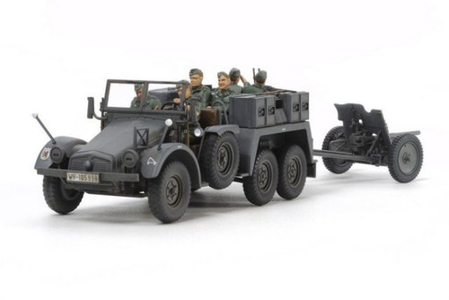 32580 1/48 German 6x4 Towing Truck Kfz.69 w/3.7cm Pak