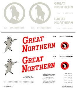HO Boxcar Decal, GN