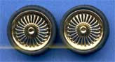 PGH-1272  1/24-1/25 Apollos Gold Rims w/Tires (4)