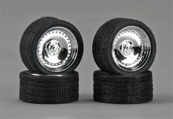 PGH-1285  1/24-1/25 CL's 19" Chrome Rims w/Tires (4)