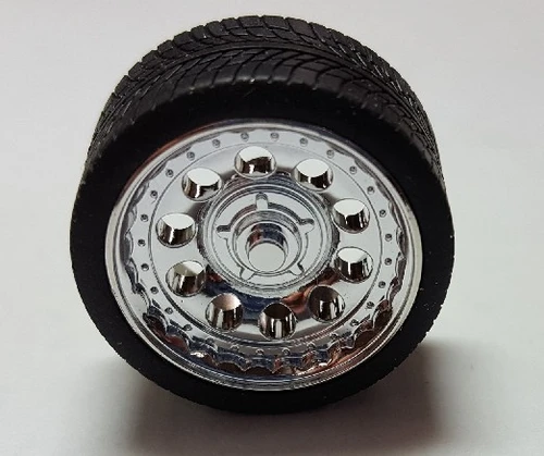 PGH-1286  1/24-1/25 Magnums 19" Chrome Rims w/Tires (4)