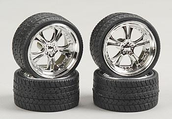 PGH-2303  1/24-1/25 Phat Daddy's 23" Chrome Rims w/Tires (4)