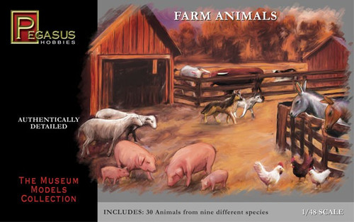 PGH-7006  1/48 Farm Animals (30)