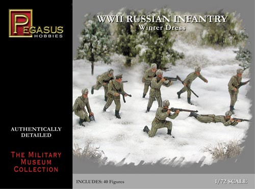PGH-7269  1/72 Russian Infantry Winter Dress WWII Set #1 (40)
