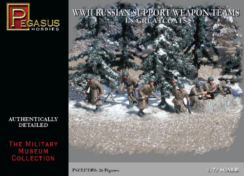 PGH-7274  1/72 Russian Support Weapon Team Greatcoats WWII (26)