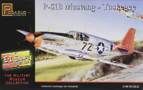 PGH-8404  1/48 P51B Tuskegee Aircraft (Snap)