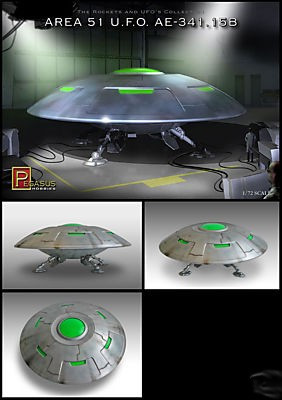 PGH-9100  1/72 Area 51 UFO AE341.15B