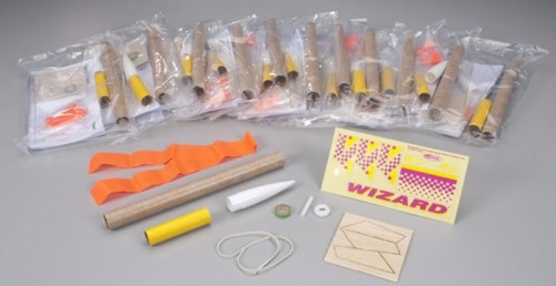 EST-1754  Wizard Model Rocket Kits (Skill Level 1) (12/Bulk Pk)