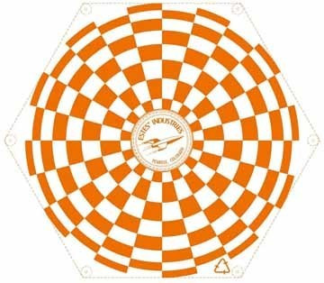 EST-2264  Model Rocket Recovery 12" Plastic Parachute