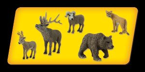 Scene-A-Rama Scene Setters North American Wildlife