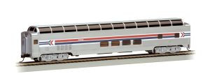 BAC13005  HO 85' Budd Full Dome/Lighted, Amtrak/Phase I